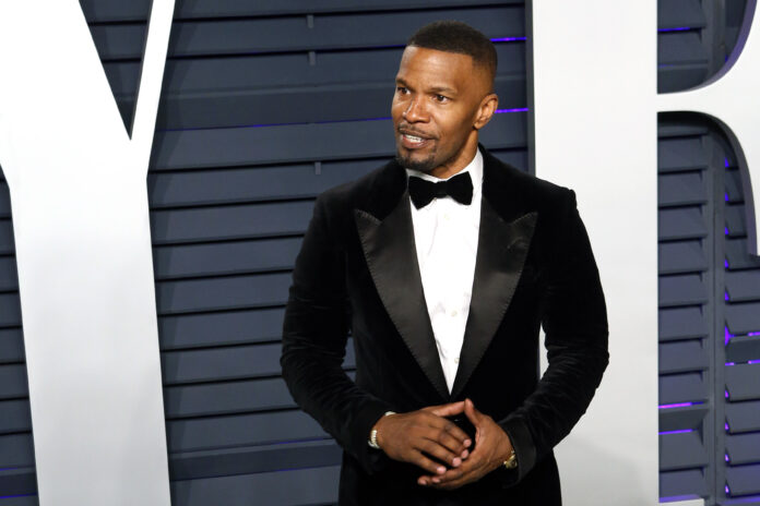 Jamie Foxx at the Vanity Fair Oscar Party