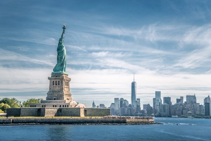 The Statue of Liberty in New York City