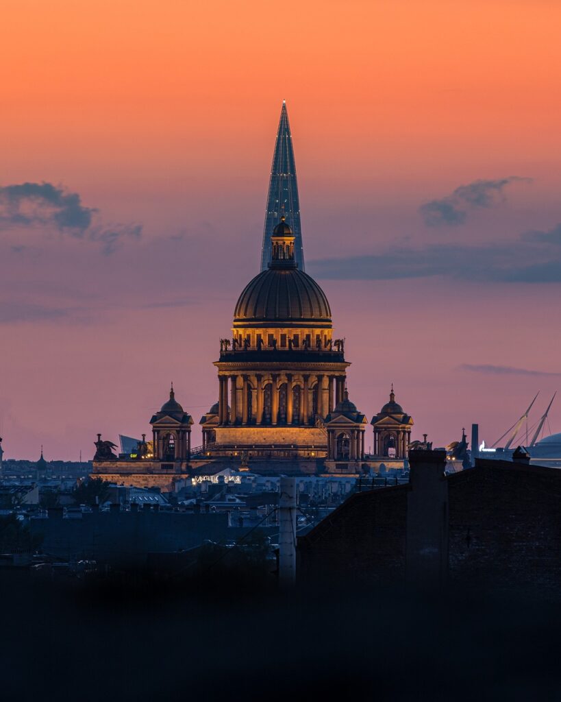 St. Petersburg, where the jet was allegedly heading.