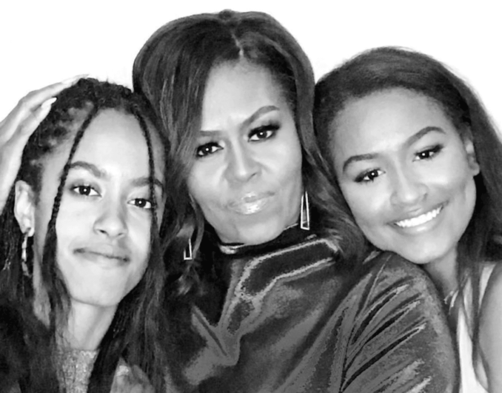 Malia Obama and Sasha Obama