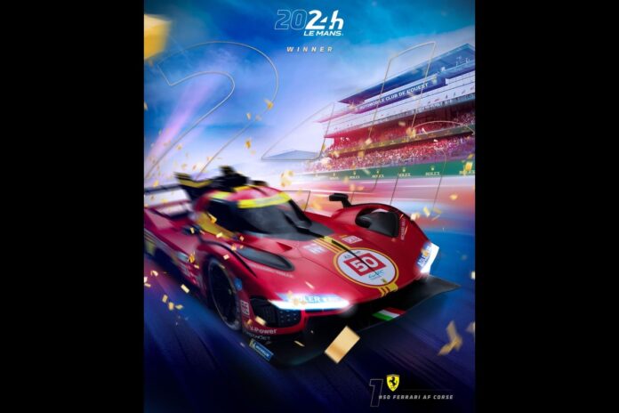 Ferrari wins over Toyota at Le Mans 24 Hours, overcoming late-race drama to secure back-to-back victories. 24heuresdumans/Instagram