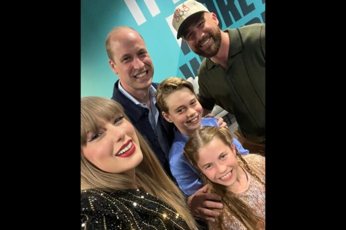 Jason Kelce highlights Princess Charlotte as the standout at Taylor Swift's Eras Tour, overshadowing Prince William's dancing. taylorswift/Instagram