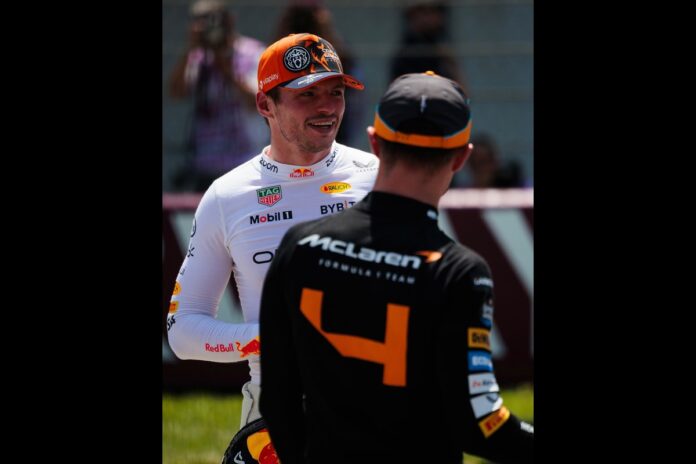 Norris criticizes Verstappen's driving after a collision at the Austrian GP, resulting in Norris' exit and Verstappen finishing fifth. maxverstappen1/Instagram