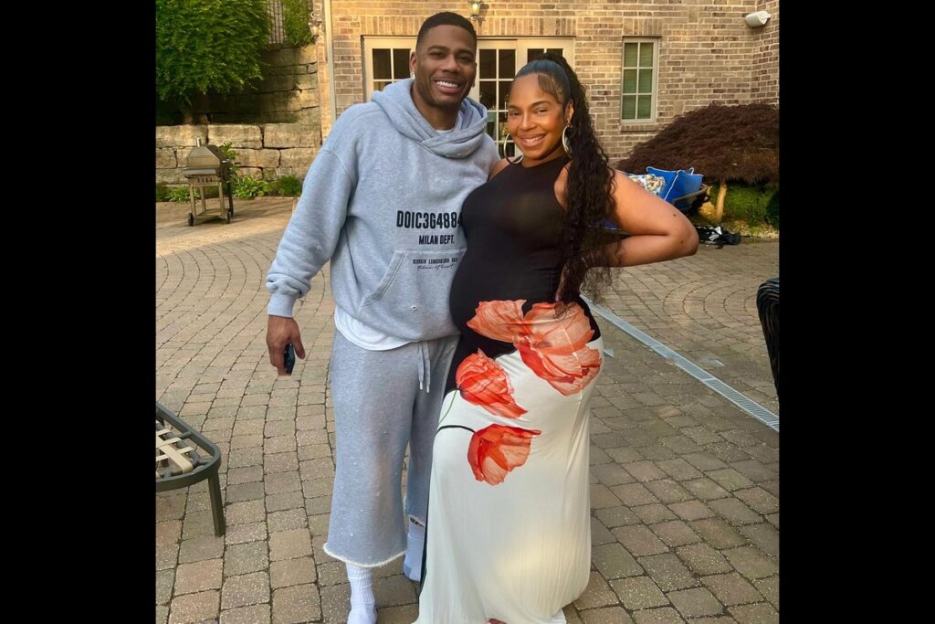 Ashanti and Nelly celebrate the arrival of their first child, Kareem Kenkaide Haynes, born on July 18, 2024. ashanti/Instagram