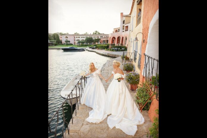 Rebel Wilson and Ramona Agruma celebrate their love with an intimate wedding in Sardinia, Italy, officially tying the knot. rebelwilson/Instagram