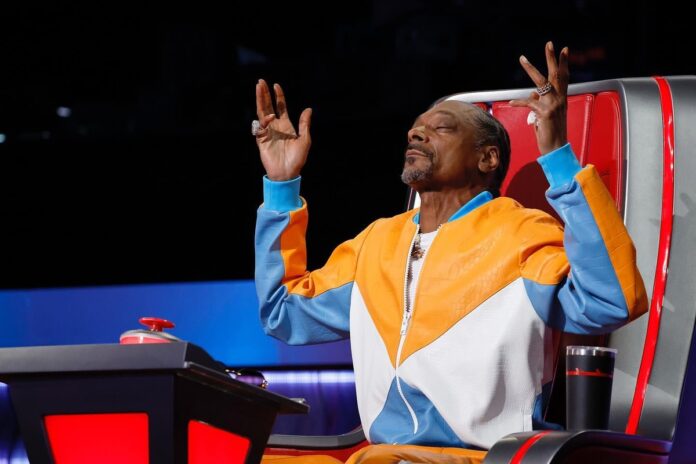 Snoop Dogg gets emotional as he eliminates a contestant on The Voice Knockouts, with Mikaela Ayira winning the round. nbcthevoice/Instagram