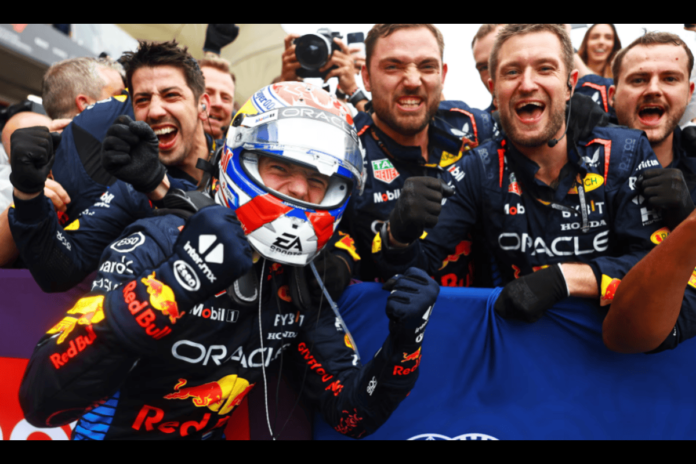 Max Verstappen wins the 2024 Brazilian GP from 17th, with Lando Norris sixth and Alpine claiming a double podium. Image: Mark Thompson/Getty Images