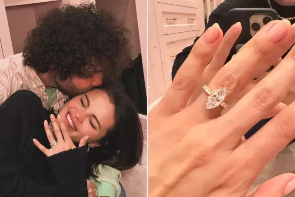 Selena Gomez and Benny Blanco: Engaged! Selena Gomez and Benny Blanco announced their engagement after a year of dating. Instagram/selenagomez