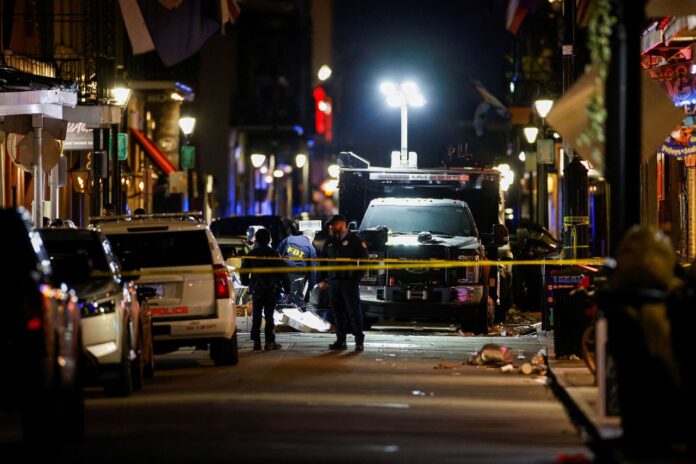 An attack on Bourbon Street in New Orleans claimed 15 lives on New Year’s Day. Investigators work to uncover the motives behind the incident. Eduardo Munoz/Reuters